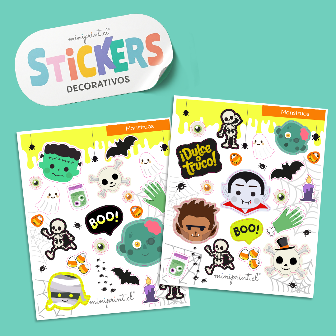 Stickers decorativos Halloween 1