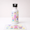 Botella con bombilla + Tu dibujo